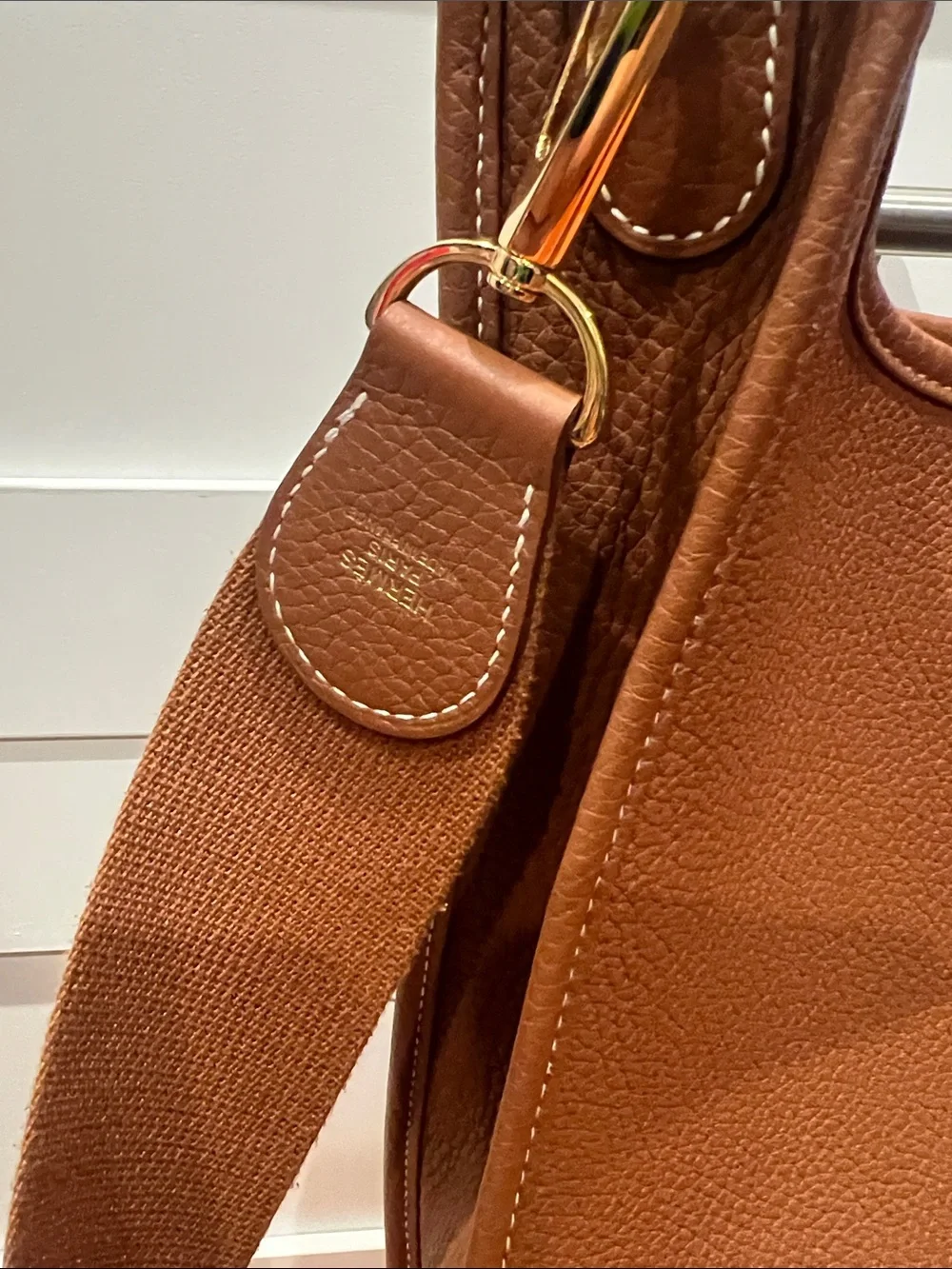 Hermès Evelyne III Crossbody Bag in Brown